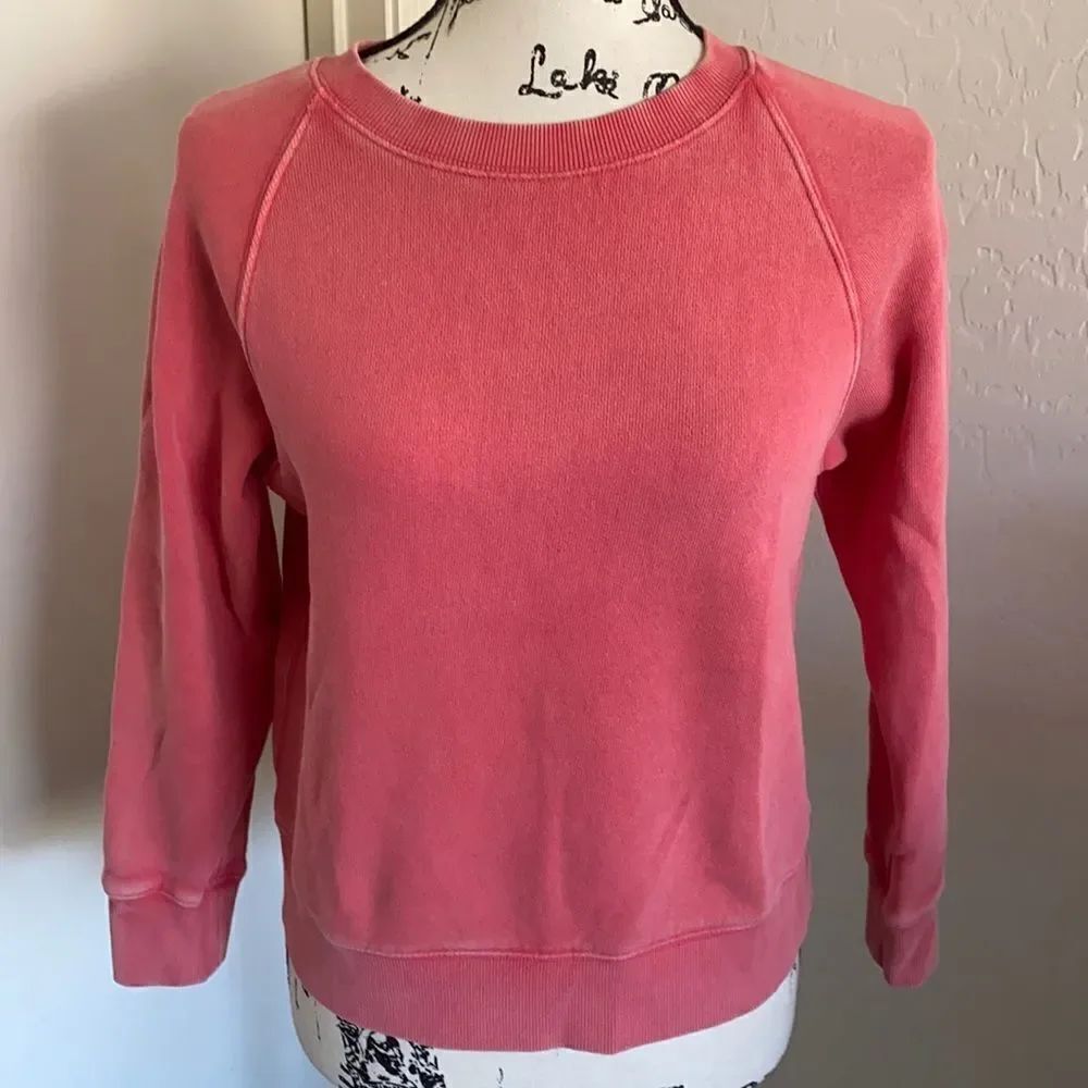 Intimately Free Distressed Faded Pullover Sweatshirt Casual Cozy Comfy Modern